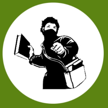 ba22 Bücherwerferin