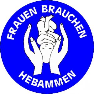 ba41 Hebammen weissblau