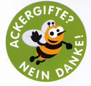 Aufkleber Ackergifte Nein